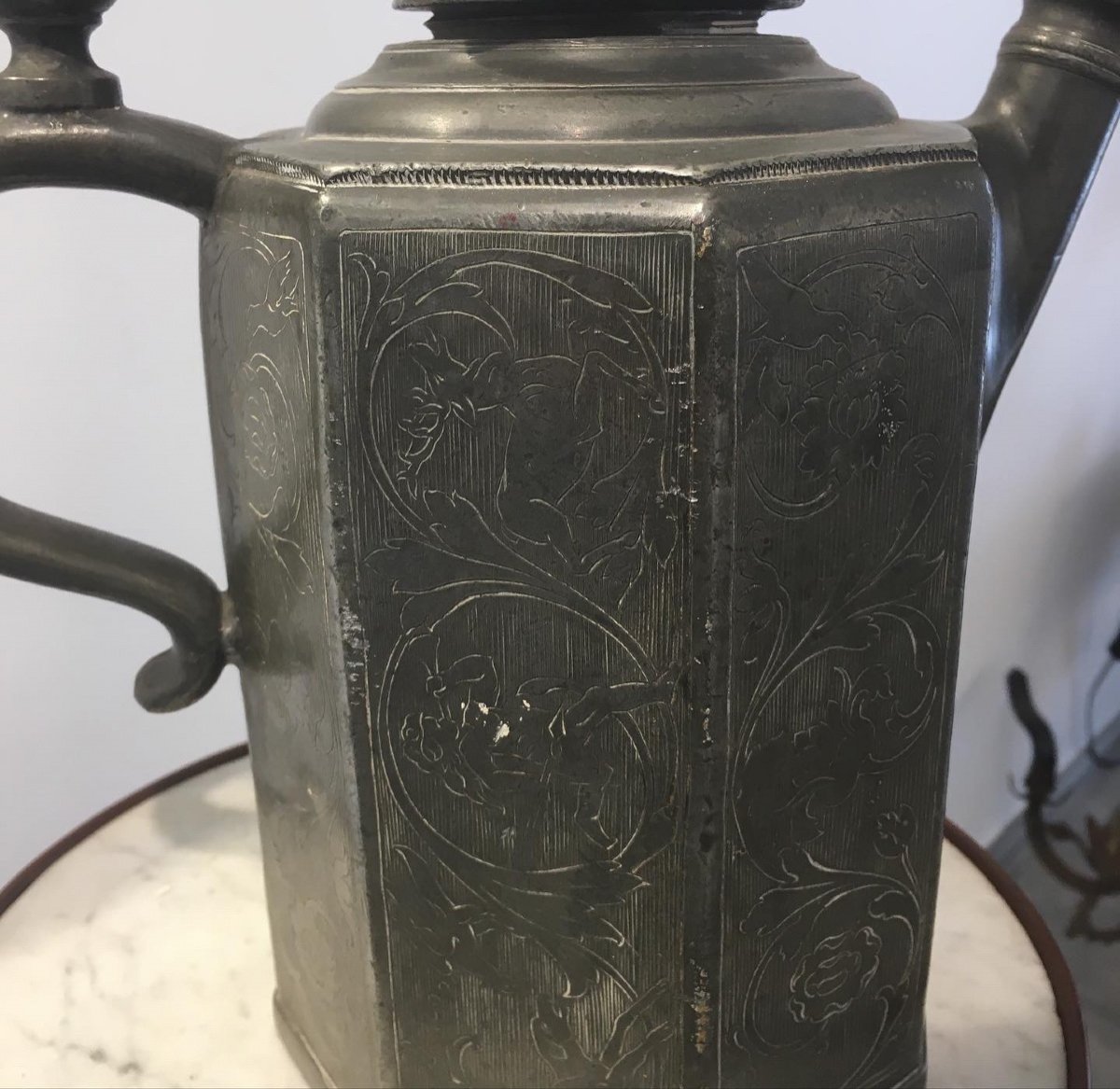 Pewter Wine Bottle-photo-3