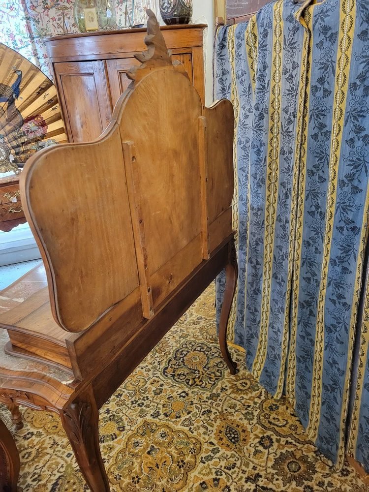 Coiffeuse Louis XV Miroir triptyque-photo-4
