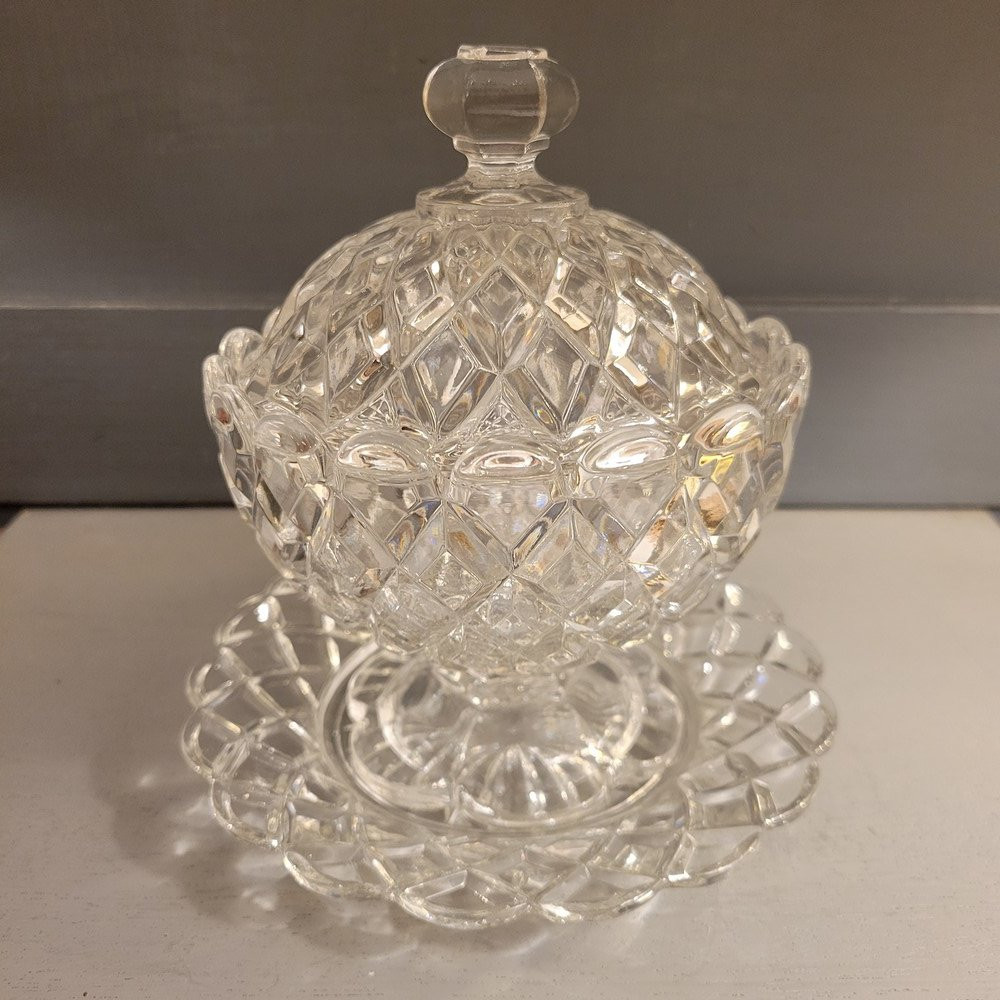 Baccarat Sugar Bowl Or Candy Bowl-photo-2