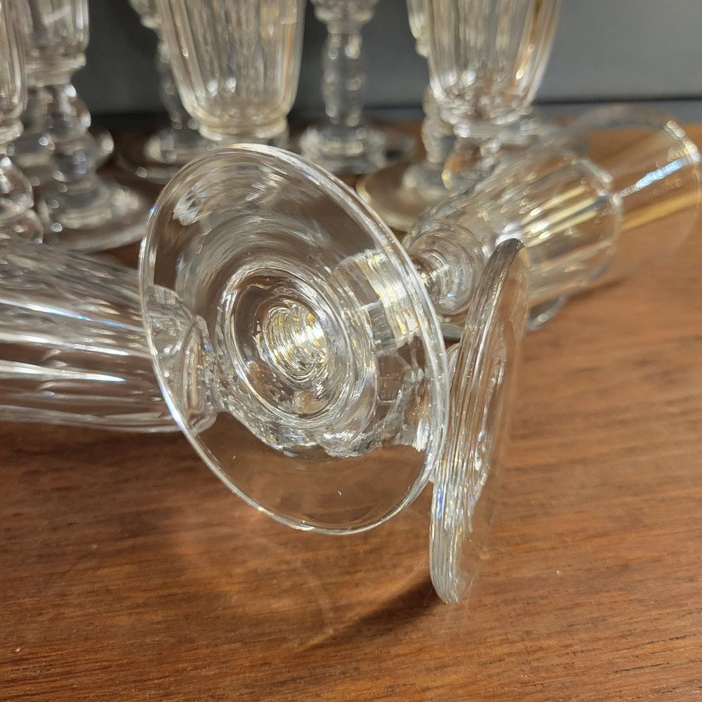 12 Crystal Champagne Flutes, Clermont Model-photo-1