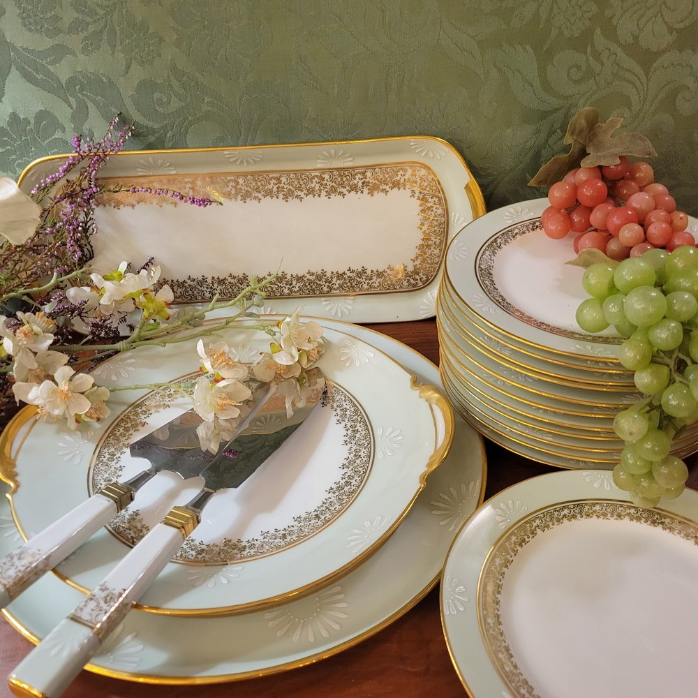 Limoges Porcelain Dessert Service