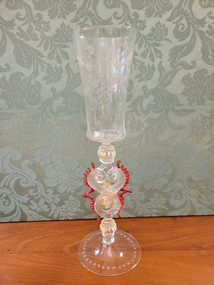 Verre ou Flûte Murano-photo-2