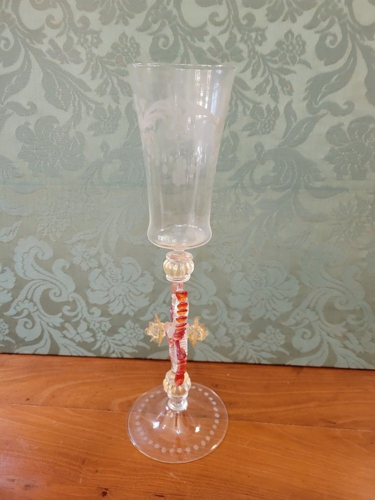 Verre ou Flûte Murano-photo-3