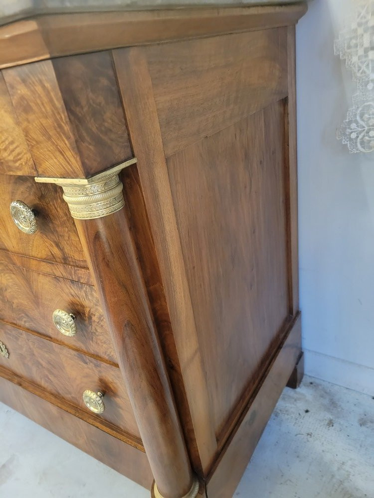 Commode Empire à Colonnes détachées-photo-2