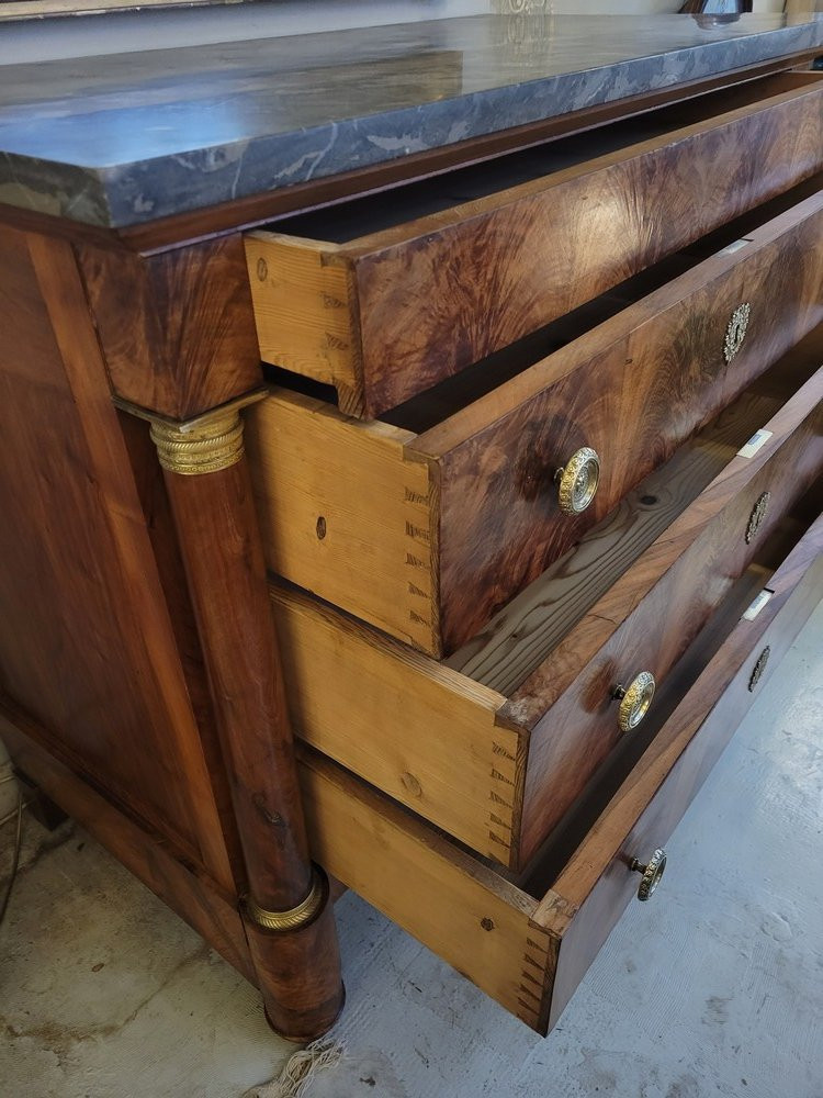 Commode Empire à Colonnes détachées-photo-4