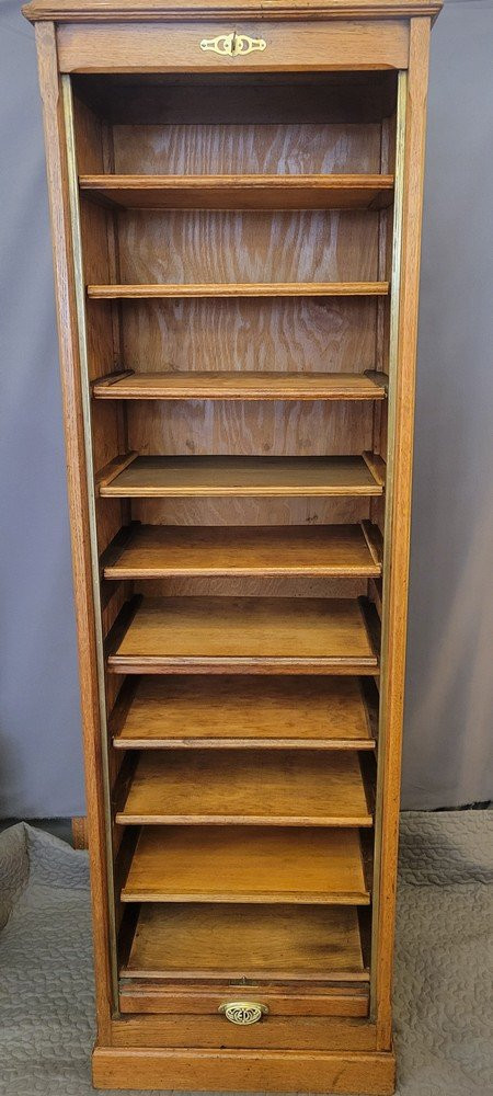 Curtain-top Filing Cabinet-photo-3