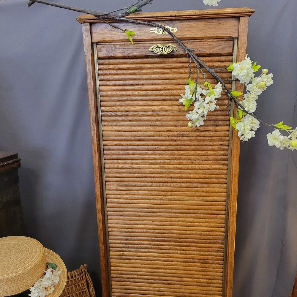 Curtain-top Filing Cabinet-photo-4