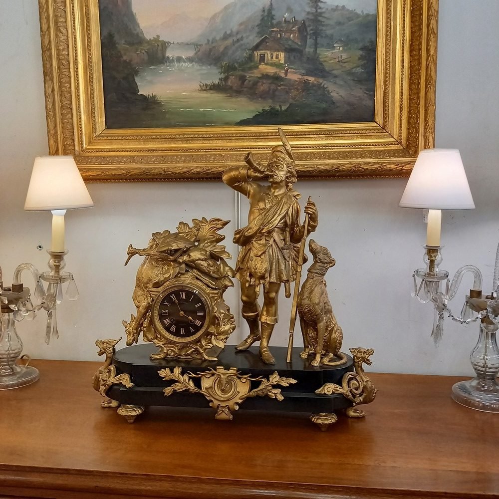 Pendule Chasse à Courre-photo-2