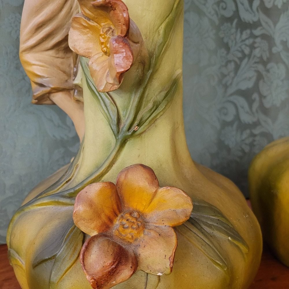 Art Nouveau Nymph Vases-photo-5