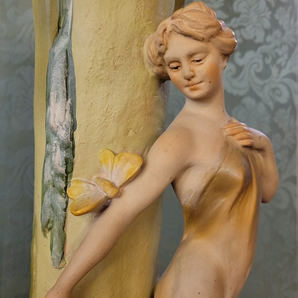 Art Nouveau Nymph Vases-photo-6