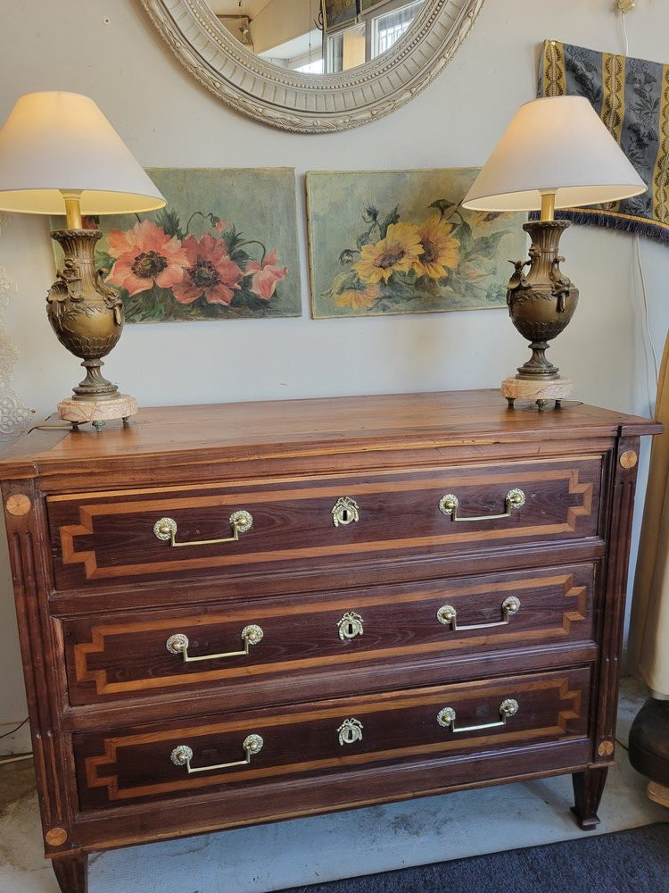 Louis XVI Country Chest Of Drawers-photo-3