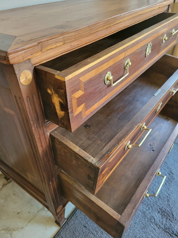 Louis XVI Country Chest Of Drawers-photo-6