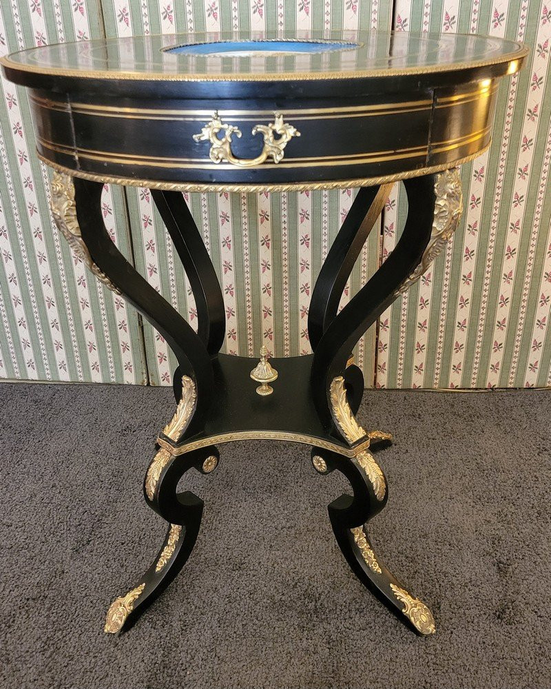 Guéridon et Chaises Napoléon III-photo-2