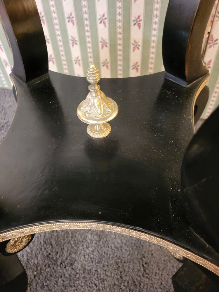 Guéridon et Chaises Napoléon III-photo-2