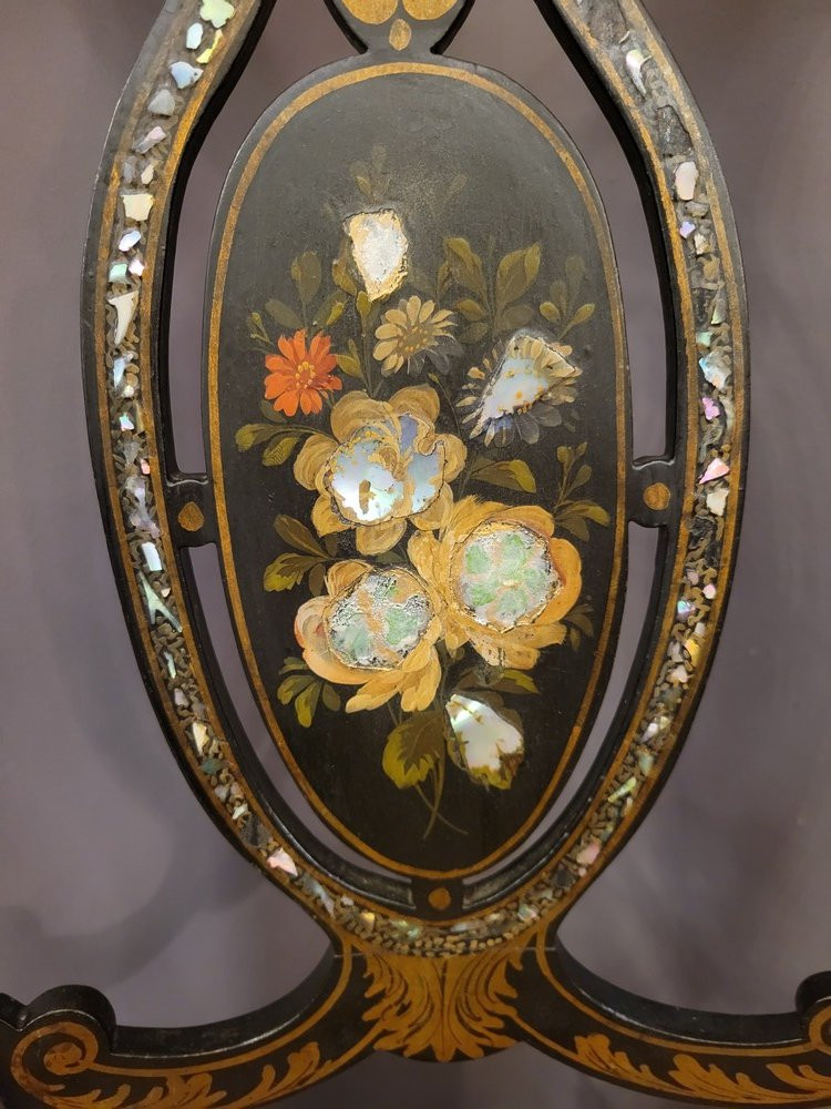 Guéridon et Chaises Napoléon III-photo-5