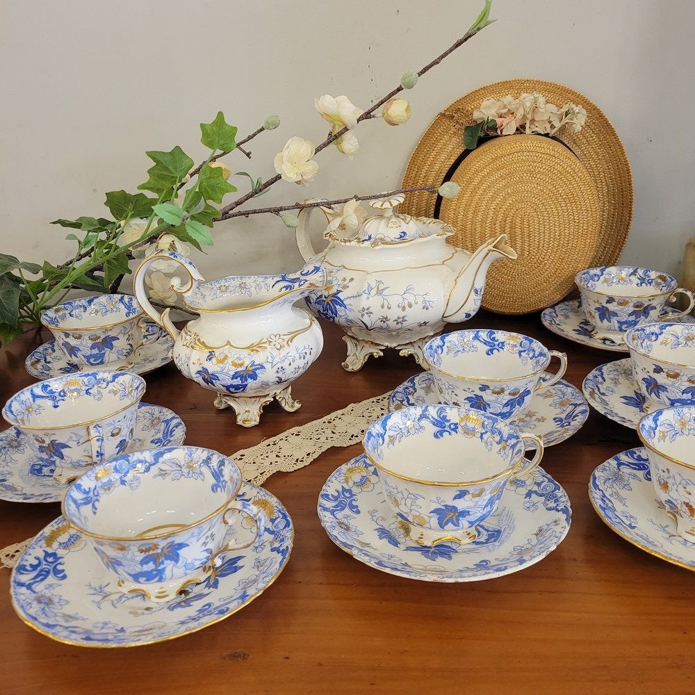 Creil Montereau Tea Service