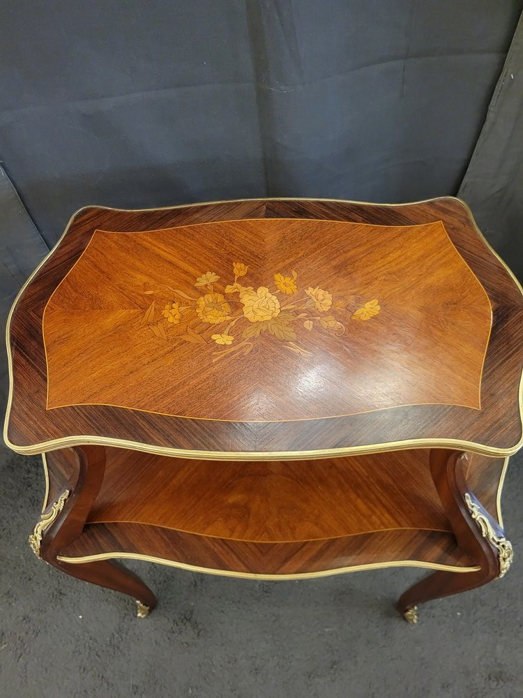 Louis XV Style Tea Table-photo-4