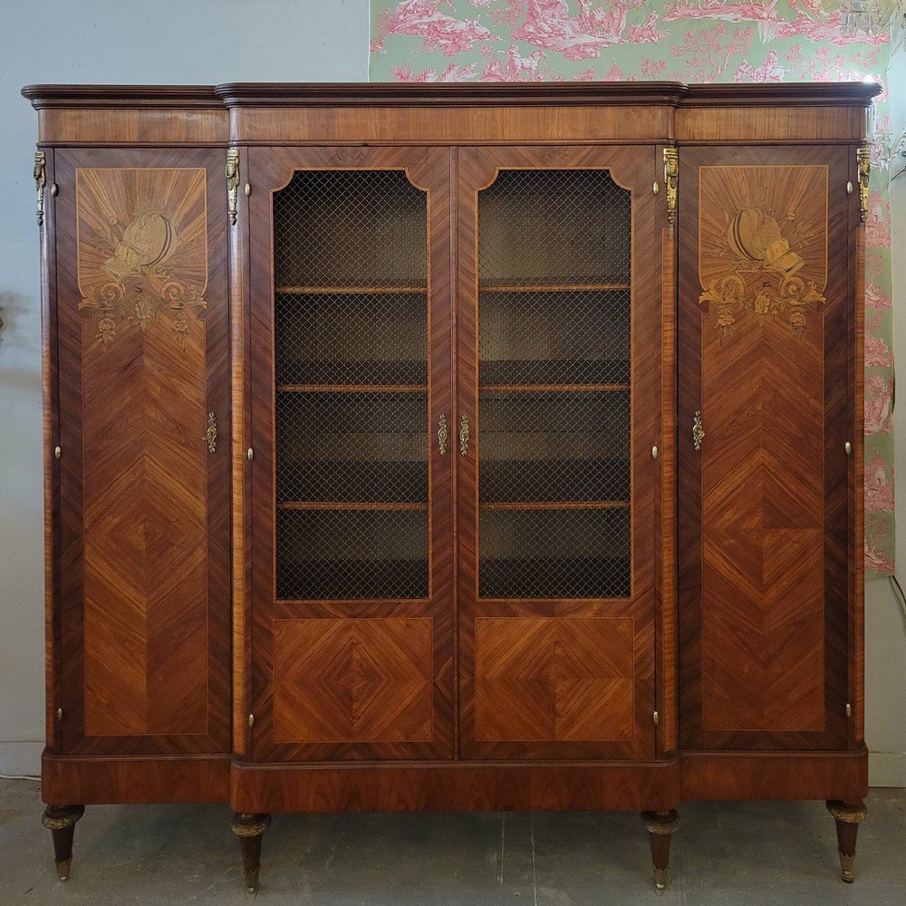 Ensemble Bureau et Bibliothèque  Style Louis XVI-photo-3