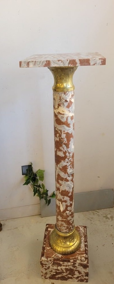 Red Marble Column 