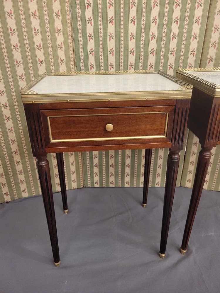 Paire de Chevets Style Louis XVI-photo-3