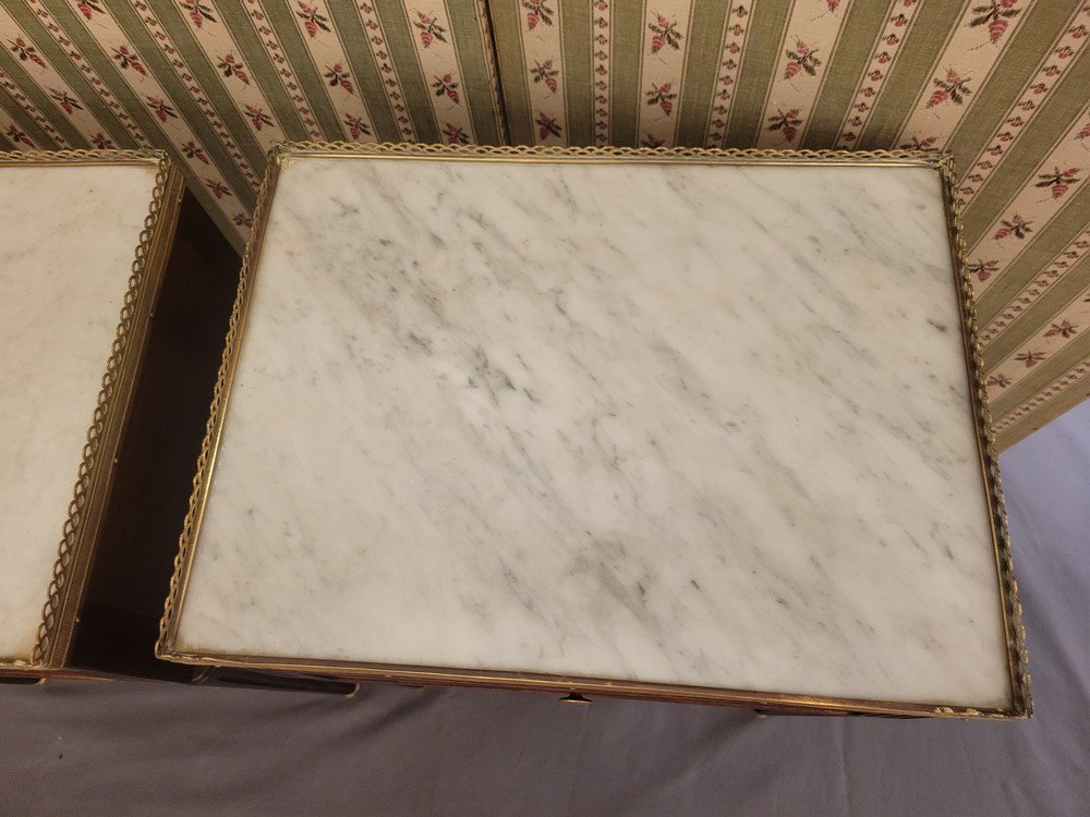 Paire de Chevets Style Louis XVI-photo-1