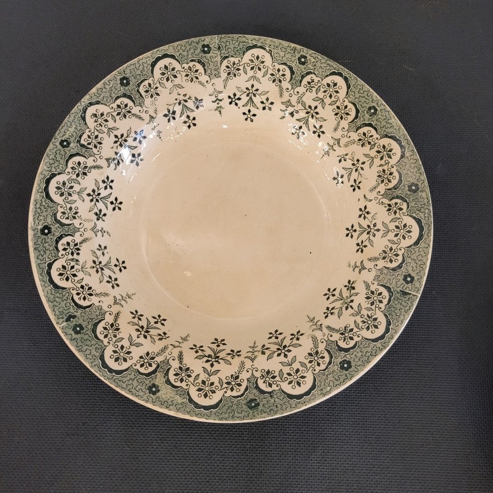 19th-century Tableware Set, Manille Sarreguemines Earthenware-photo-1