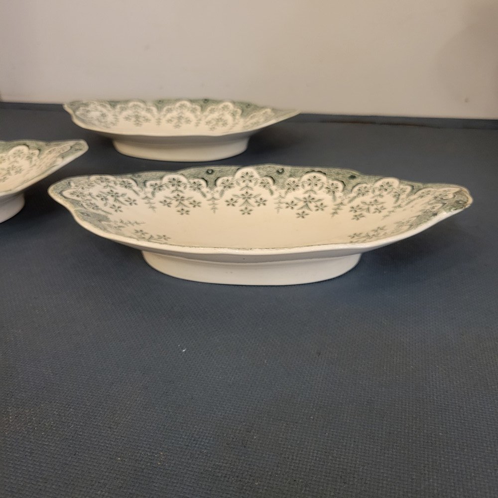 19th-century Tableware Set, Manille Sarreguemines Earthenware-photo-3