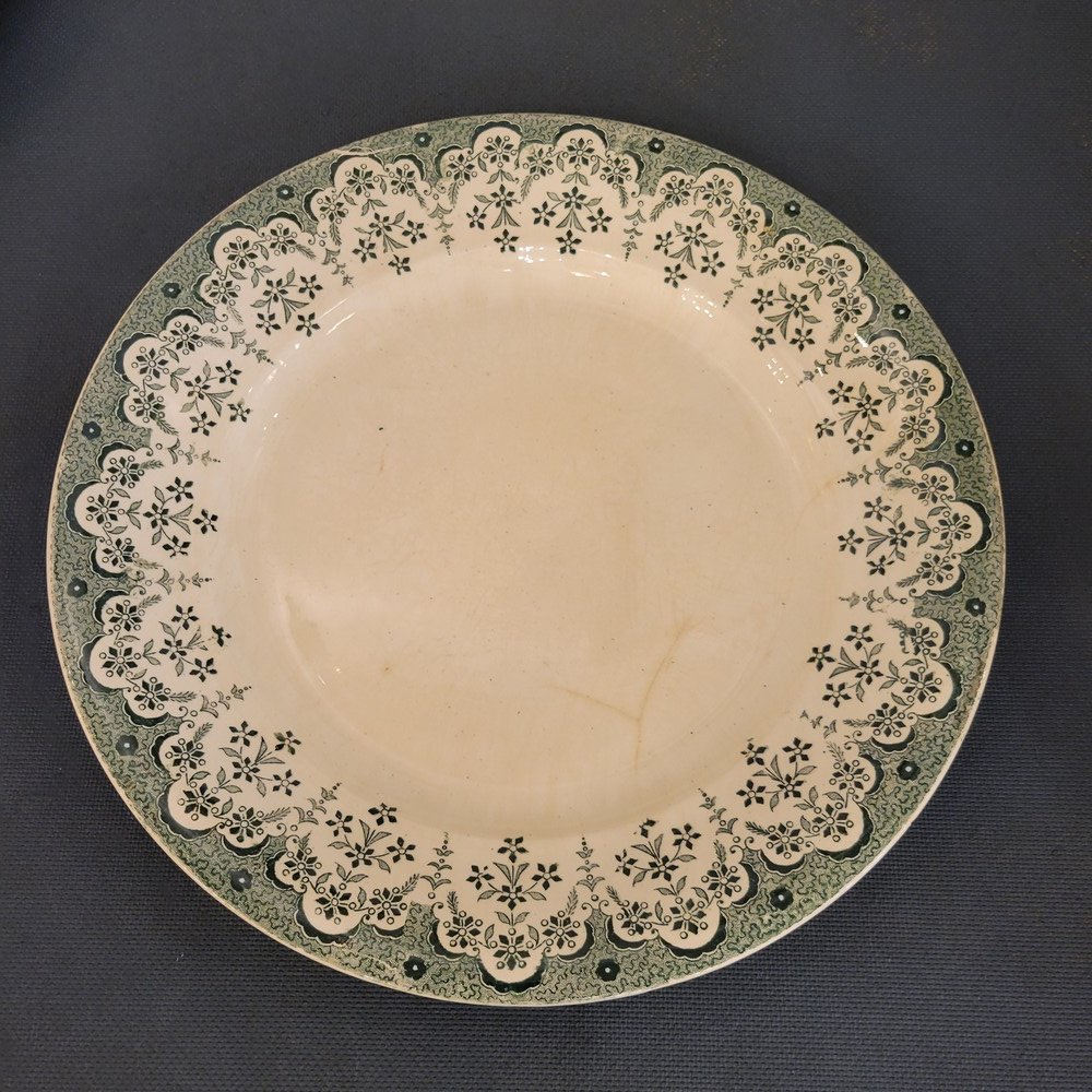 19th-century Tableware Set, Manille Sarreguemines Earthenware-photo-6