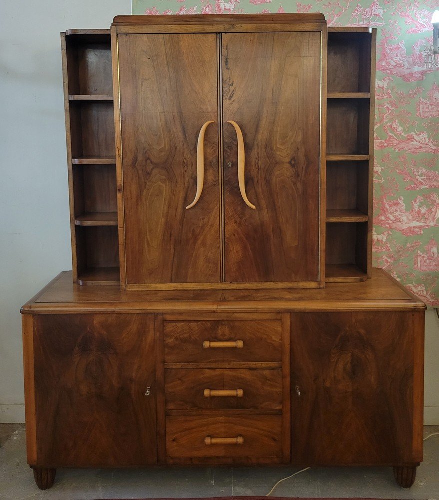 Ensemble Bureau et Bibliothèque  Art-Déco-photo-4