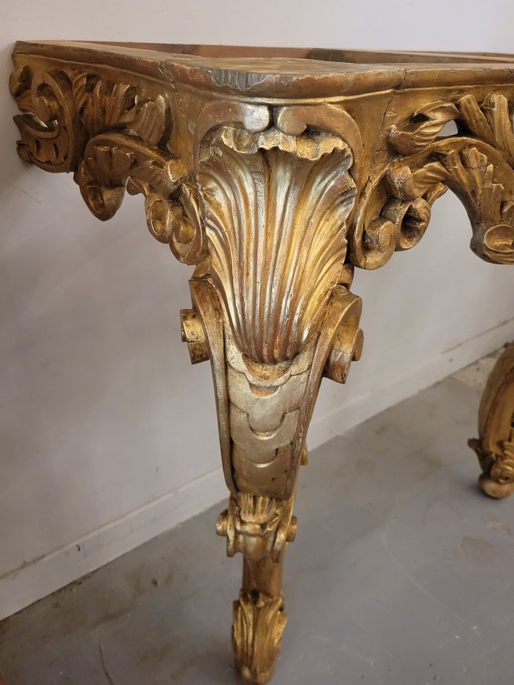 Console  Bois Doré, Louis XV-photo-1