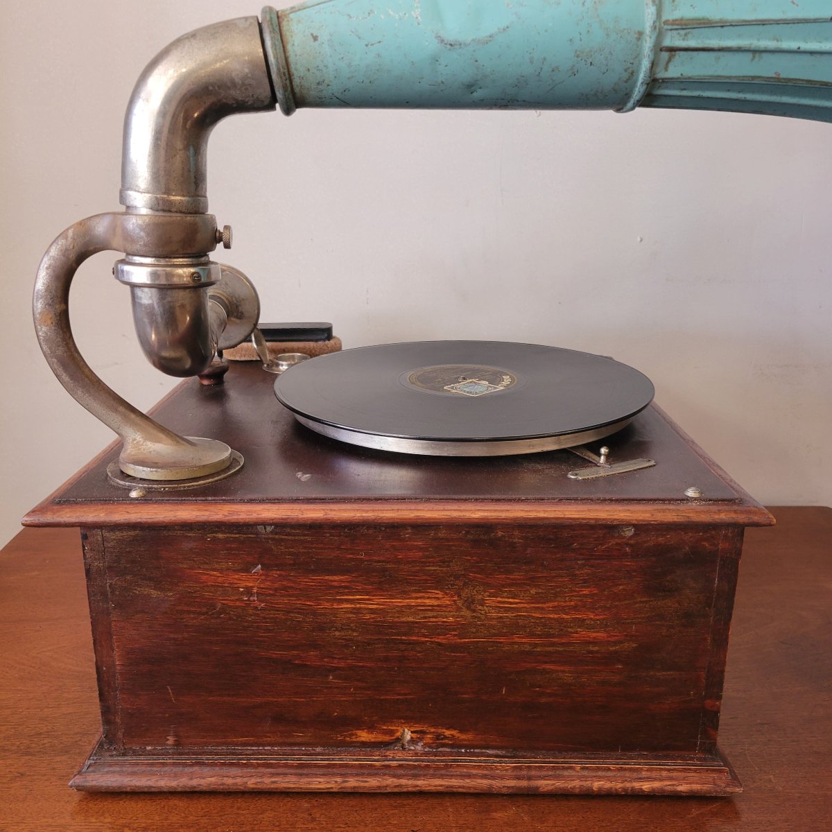 Phonographe à Pavillon  Pathé-photo-4