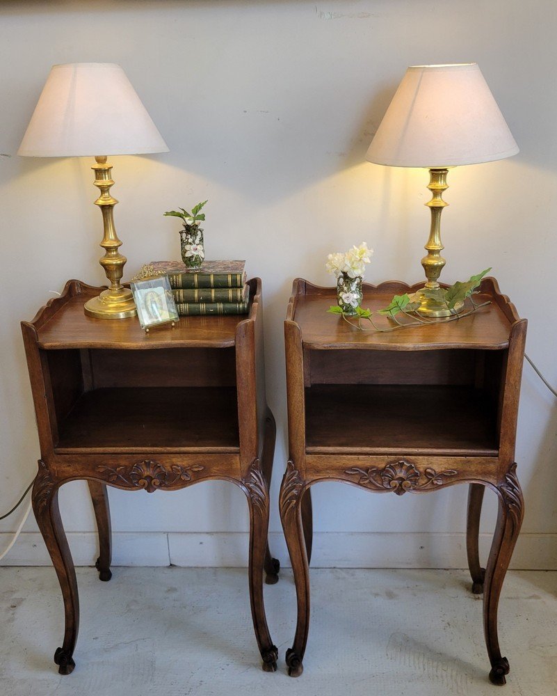 Paire de Chevets  Louis XV-photo-2