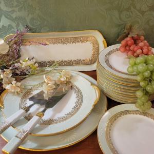 Service à dessert porcelaine de Limoges
