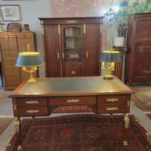Ensemble Bureau Bibliothèque Style Empire