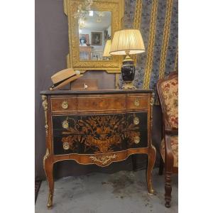 Small "transition" Chest Of Drawers "esprit Boule"