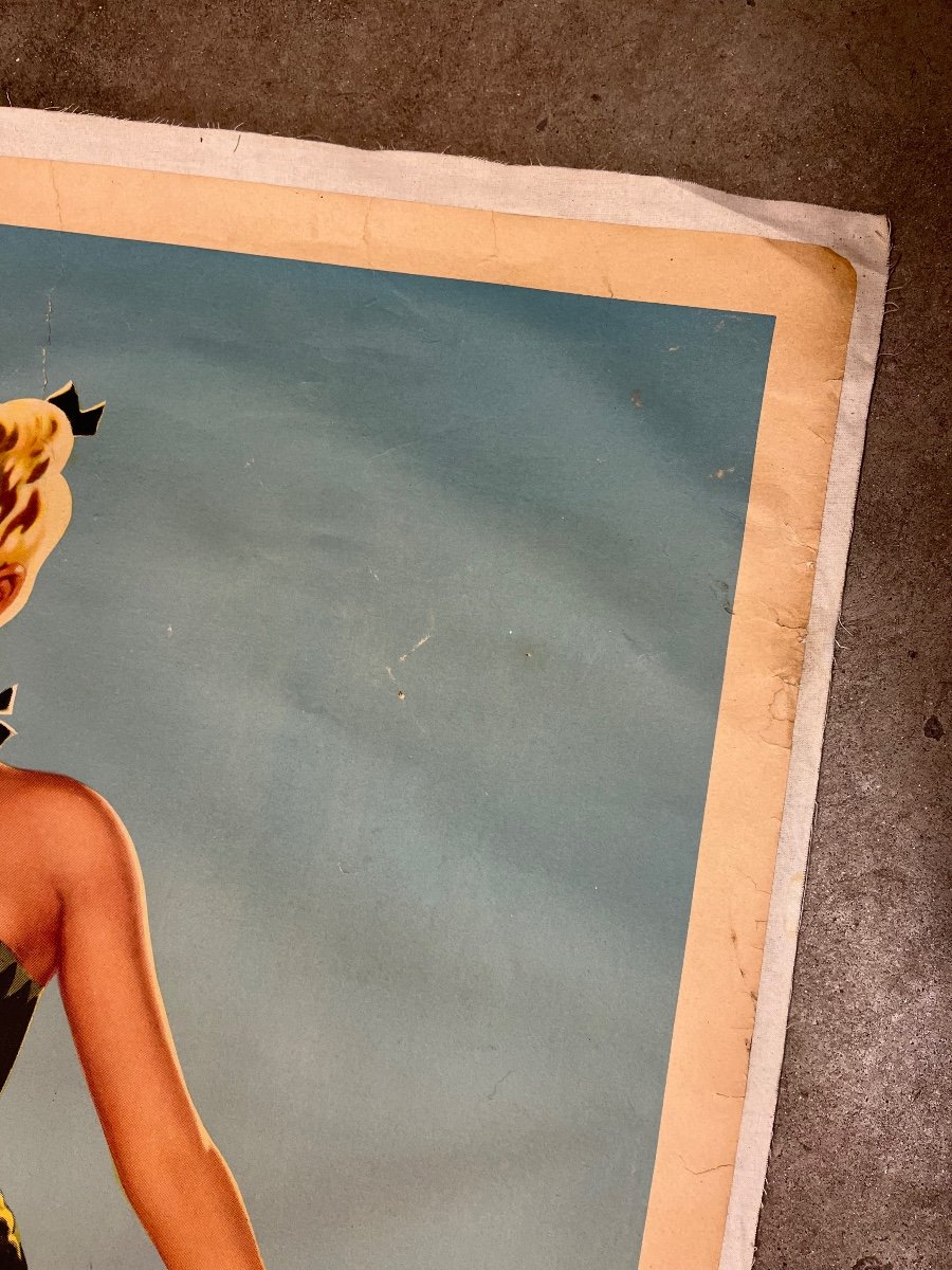 Large Original Poster From The 1950s-photo-3
