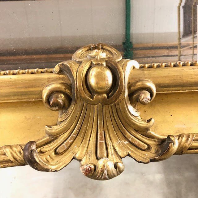 Grand Miroir  d'époque 19ème Siècle-photo-6