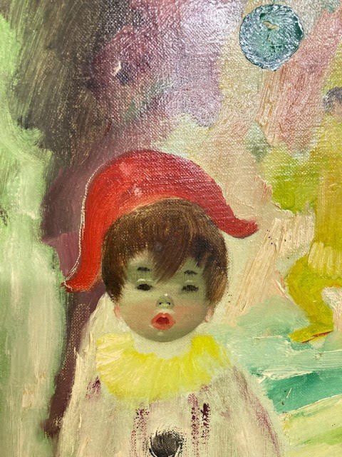 Oil On Canvas Signed Nino Giuffreda-photo-4