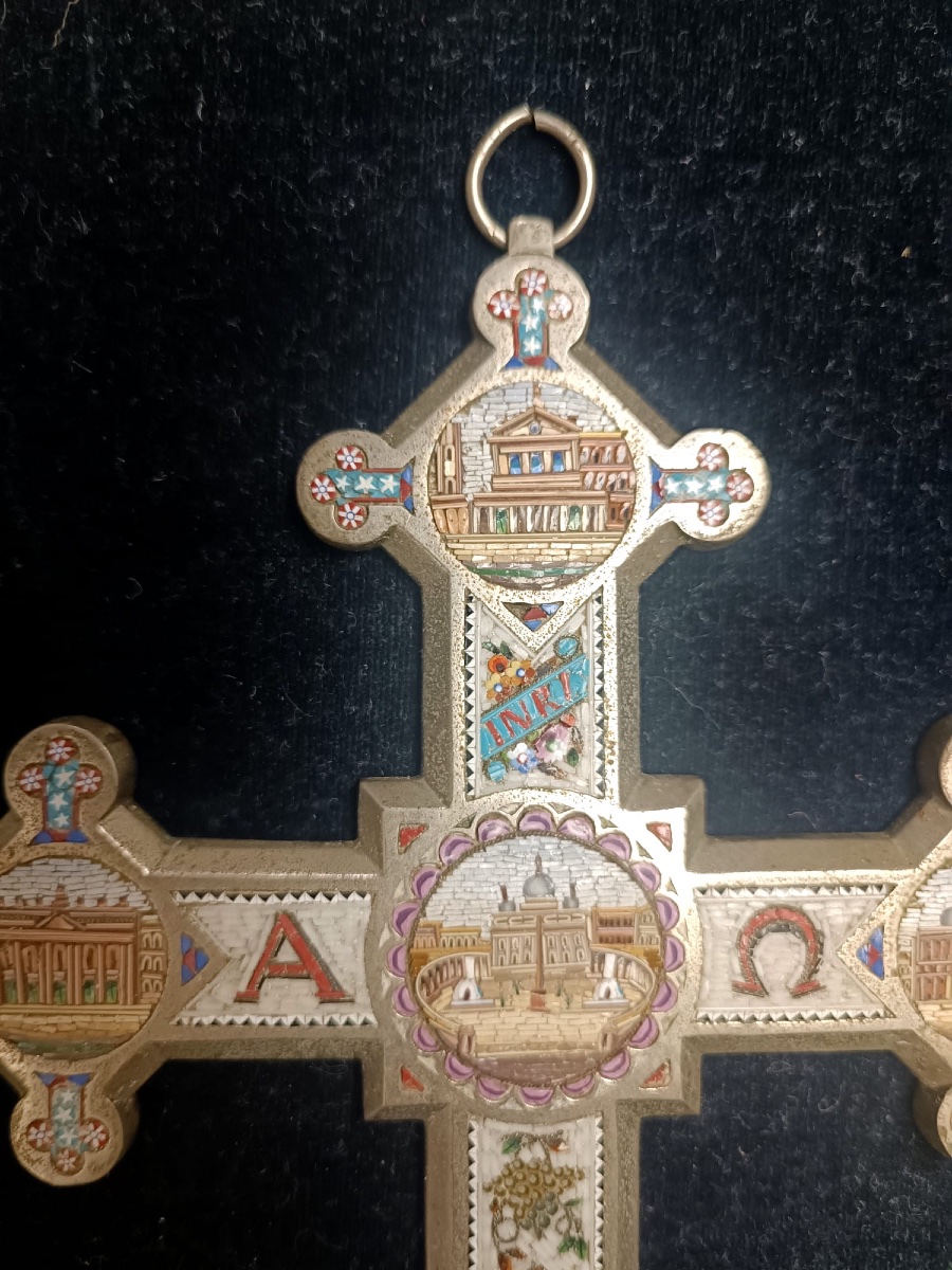 Crucifix en micro mosaïque -photo-3