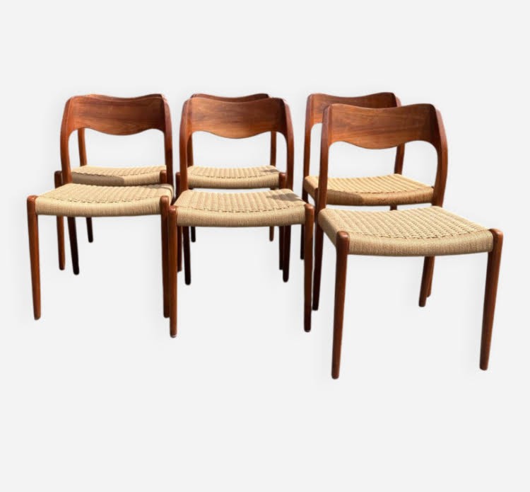 Danish Chairs By Niels Otto Moller