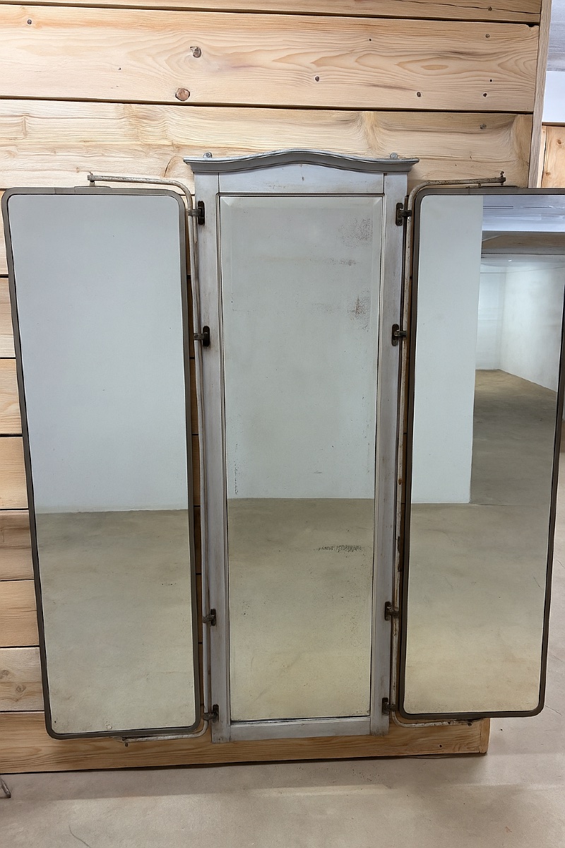 Grand miroir triptyque de style Brot -photo-2