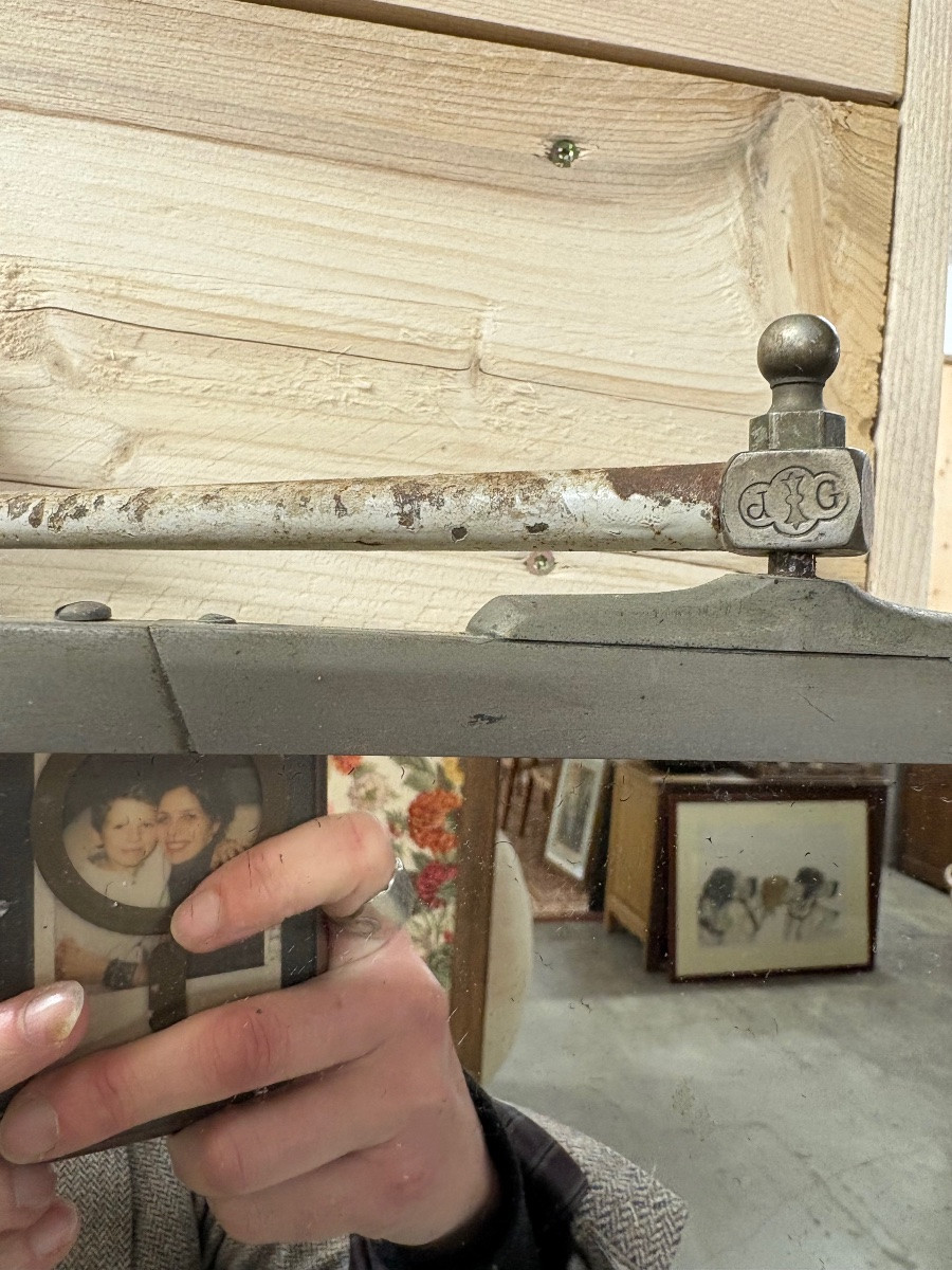 Grand miroir triptyque de style Brot -photo-1
