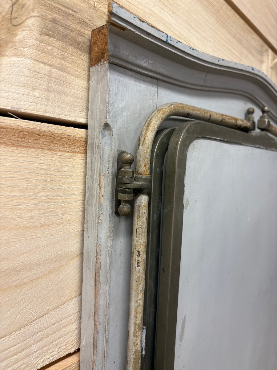 Grand miroir triptyque de style Brot -photo-7