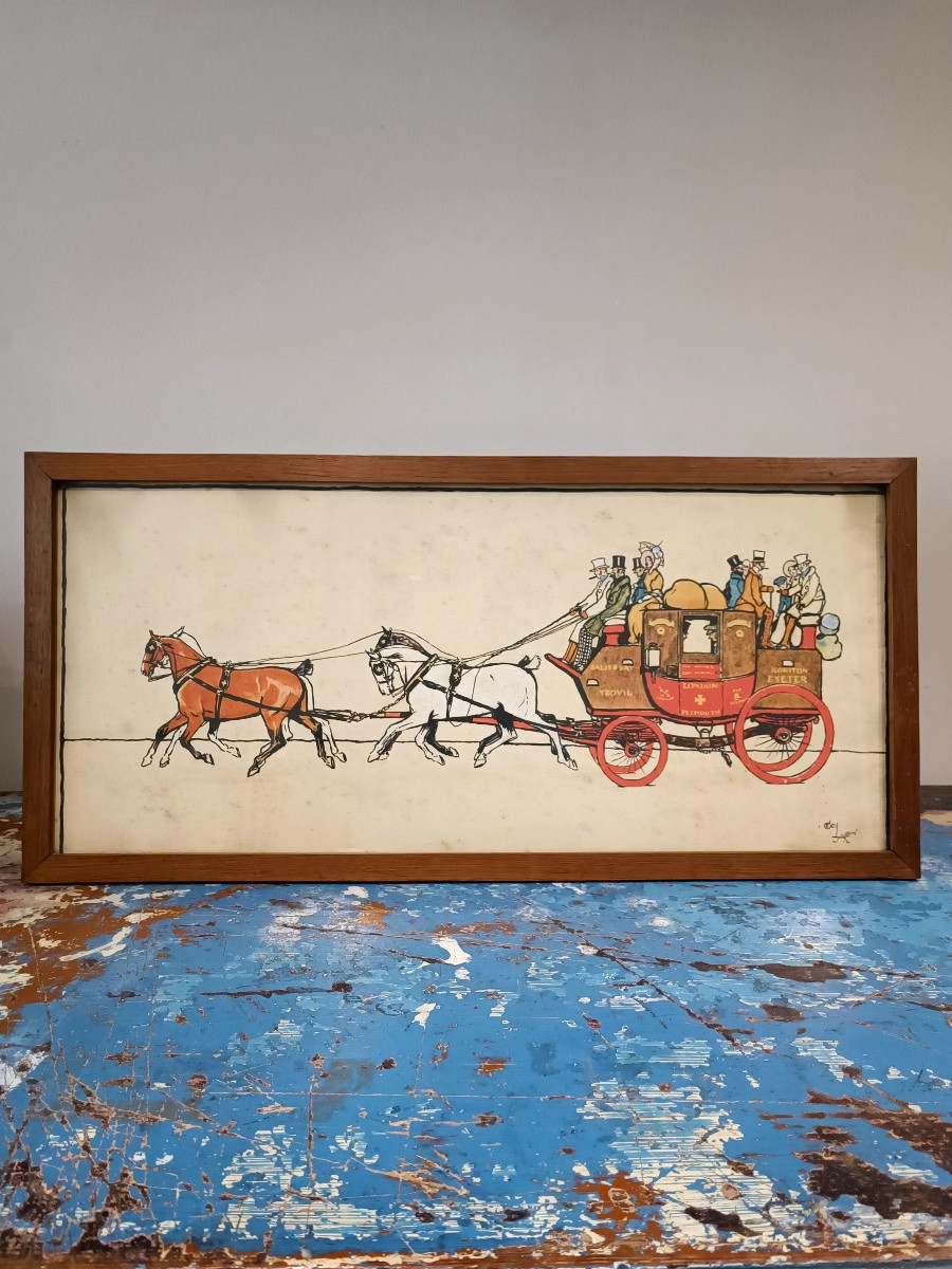 Pair Of Illustrations - Cécile Aldin-photo-3