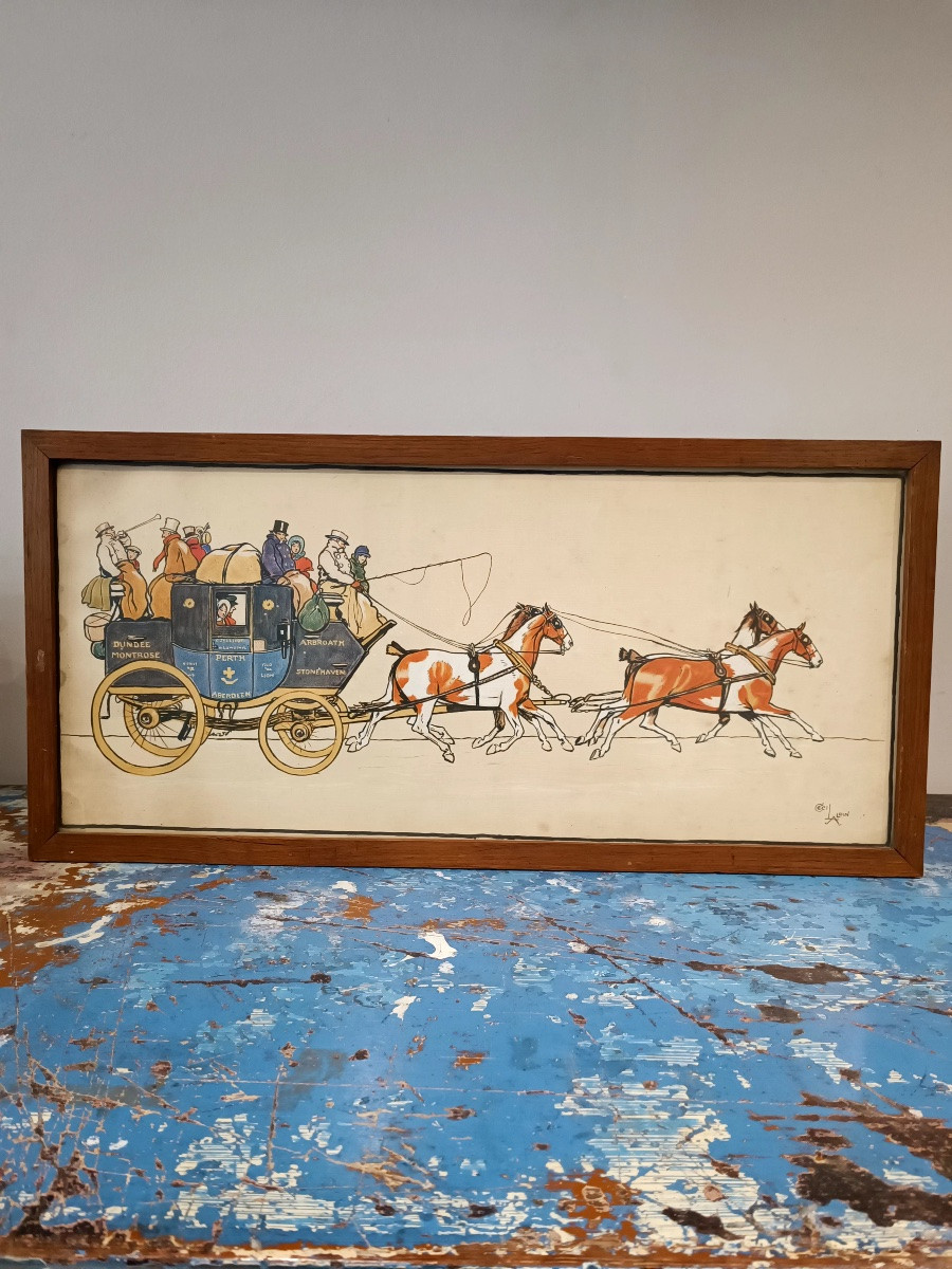 Pair Of Illustrations - Cécile Aldin-photo-4