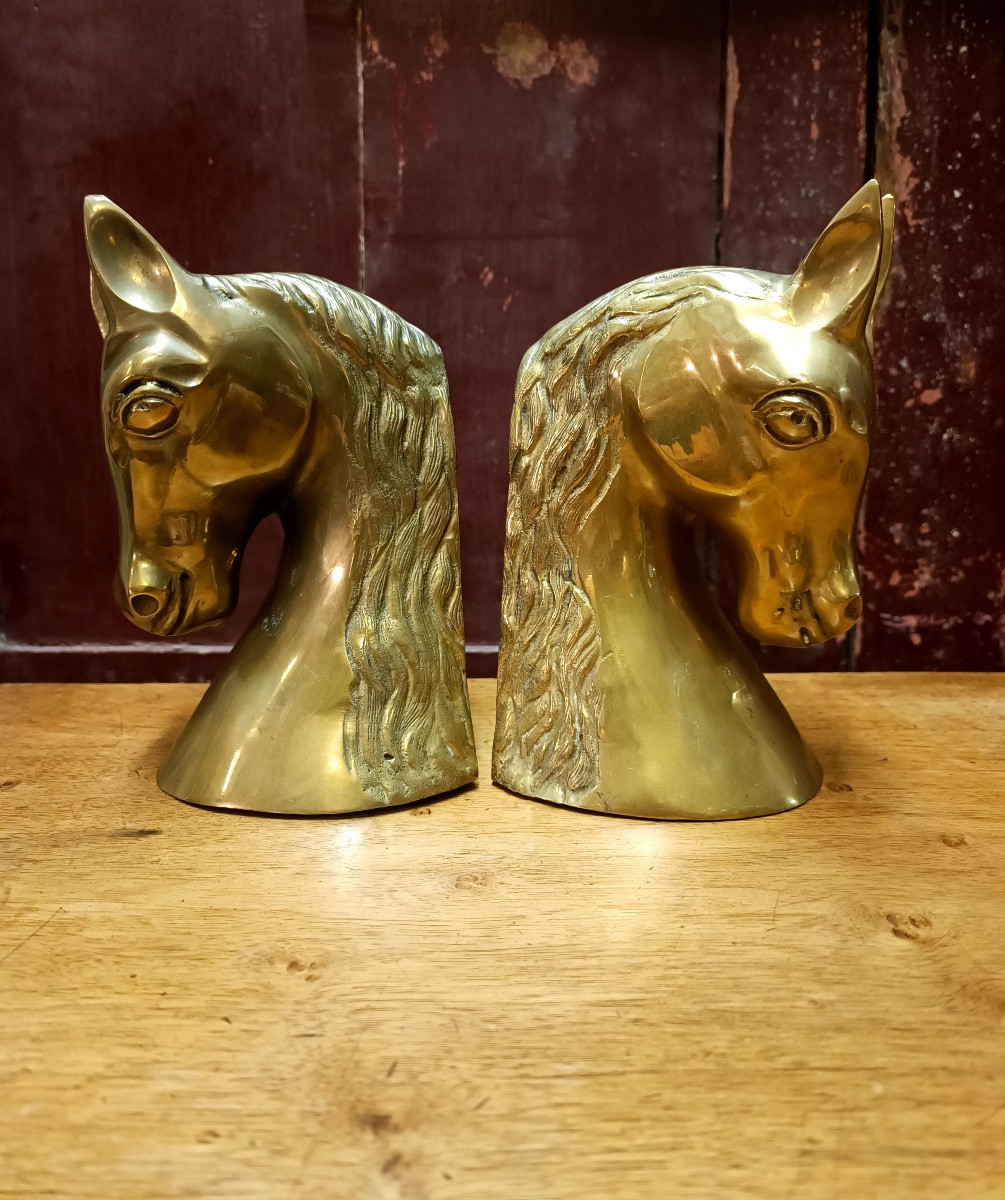 Pair Of Equestrian Bookends-photo-3