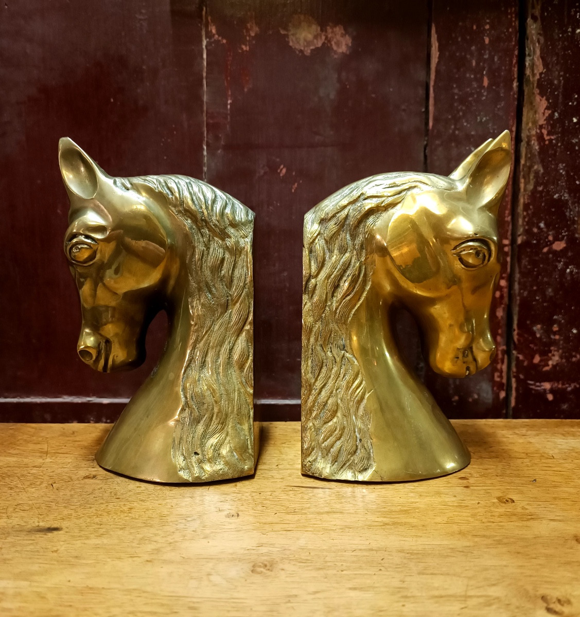 Pair Of Equestrian Bookends