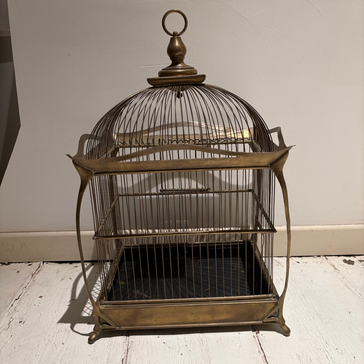 Antique Art Nouveau Cage -photo-2