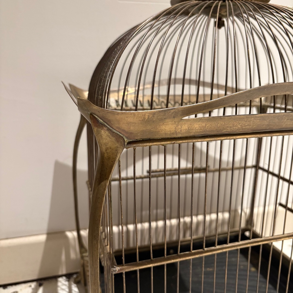 Antique Art Nouveau Cage -photo-3