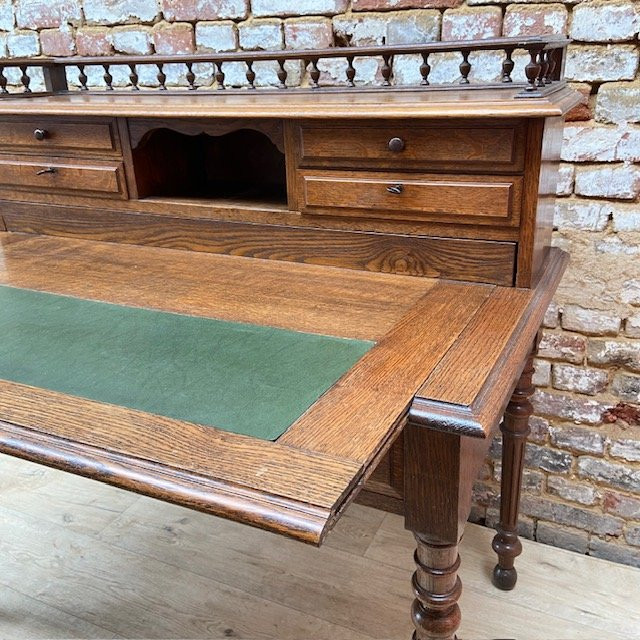Antique Stepped Desk-photo-3